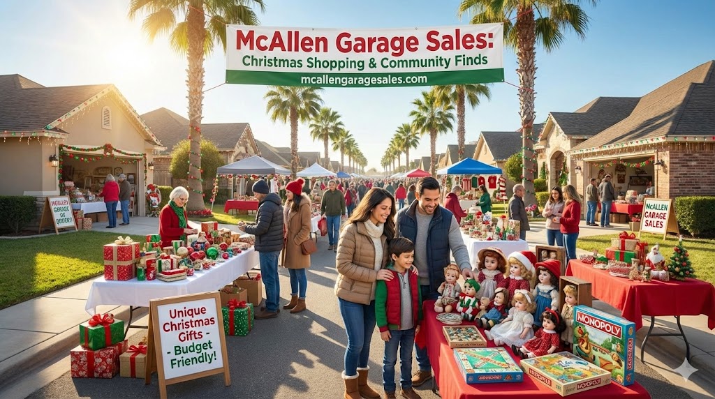Christmas Shopping at Garage Sales in McAllen